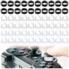NQEUEPN 60pz Protezione Joystick in Silicone, Anello Protettivo Elastico per Joystick Compatibile con Steam Deck PS5 PS4 Accessori per Controller di Gioco con Protezione Joystick Invisibile (3 Colori)