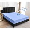 Sufdari Coprimaterasso impermeabile super king 180 x 200 cm, lenzuolo con angoli impermeabile, coprimaterasso impermeabile con elastico, blu