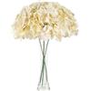 Wekuw 3 Pezzi Fiori Artificiali di Ortensia in Seta con Stelo 16cm Fiori Artificiali Ortensie Finte Realistiche, per Bouquet da Sposa Composizione Floreale, Casa, Giardino, Centrotavola