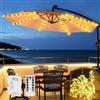 BORDEAG Illuminazione Per Ombrellone, 104 LED Catena Di Luci Con Telecomando, IP67 Luce A Catena Per Ombrellone Da Giardino, Striscia Luminosa Decorativa Per Baldacchino
