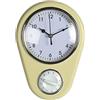 ootb Orologio da parete Kitchen in stile retrò anni '50, con timer, Beige