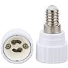 ISOLATECH 10pcs E14 adattatore presa per lampada GU10 presa bianco LED convertitore per lampade a risparmio energetico (max. 250V/2A) lampadine bagno cucina resistente al calore base ceramica