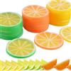 Xusxes 37 Pezzi Fette Di Limone Artificiale, Decorazione Imitazione Fetta Di Limone, Limone Fermaglio, Fette Di Limone Finte Può essere utilizzato per la decorazione, la fotografia, l'artigianato