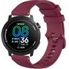 GIOPUEY 22mm Cinturini Compatibile con COROS Pace PRO/Pace 3/Apex PRO/2 Pro/46MM, Morbido Silicone Cinturino [Resistente all'Usura] [Traspirante] - Dark Red