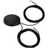 Superbat Antenna 4G LTE Doppia Banda MIMO con Base Magnetica Omnidirezionale Doppio Connettore SMA Maschio per Router 4G LTE Verizon AT&T T-Mobile Sprint, Gateway Cellulari, Modem, ecc.