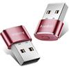 AUEDROT Mouse Jiggler Non Rilevabile USB con 2 Modalità Jiggle, Muovi Mouse Automatico, Senza Driver, Plug & Play, Tenere Sveglio Computer/Laptop, Oro Rosa, 2 Pezzi