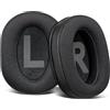 SOULWIT Cuscinetti Auricolari di Ricambio per Plantronics (Poly) Rig 600 Pro (HS/HX), Rig 700(HD/HX/HS), Rig 700 Pro(HS/HX), Rig 800(HD/HS/LX), Rig 800 Pro(HD/HX/HS), Rig 900 Max HX Cuffie- MF Nero