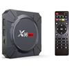 Générique Box TV Android 14.0, X96max Android TV Box 2GB RAM 16GB ROM box Android TV Quad Core Arm Cortex A53, Android Box Support 2.4/5.0GHz 100M Ethernet USB 3.0/2.0 TV Box Android Lettore multimediale