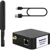 HamGeek Zigbee Plus POE - Coordinatore universale ZigBee Gateway con cavo USB, colore: Nero