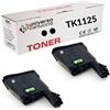 universo cartuccia® 1T02M70NL1 2 X Toner compatibile con Kyocera TK-1125 nero per stampanti ECOSYS FS-1061DN, FS-1325MFP (2 TK1125)