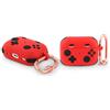 Derhom Airpods Pro 2 Custodia Protettiva in Silicone per Airpods Apple Pro e Pro 2[Design del Gamepad 3D] (Red)