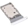 senza marchio Generico Ricambio Compatibile con Samsung Galaxy S21 / S21 Ultra SM-G998B/ S21+ SM-G996B tray Vassoio SILVER alloggio porta scheda Dual SIM Card NANO Sim 1 + SLOT SIM 2 slitta lettore CARD READER