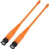 HYS Antenna BNC HT, 144/440 MHz, Dual-Band, ad alto guadagno, per radio Ham ICOM IC-V9 Motorola HT440 CP500 Uniden Bearcat Whistler VHF/UHF (confezione da 2)
