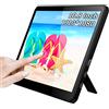 Magedok Monitor Touchscreen Portatile, 10.8 Pollici Portable Monitor, 1920x1080 FHD, IPS con HDMI/Type-C/USB-C, Mini Schermo Portatile, per Raspberry PI/MINI PC/Laptop/PC/Mac/Game console