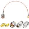 Superbat Cavo N SMA 50CM RG316 Cavo Di Estensione Antenna WiFi + Kit Di 5 Pezzi Adattatori SMA Verso N Maschio/Femmina 50Ohm Per Router Applicazioni Radio Bidirezionali 4G LTE