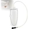 GZGXKJ Spurgo per freni, 1 l, dispositivo di sfiato dei freni, con tubo da 60 cm e adattatore universale in gomma, per riparazione auto
