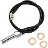 LE LEFOSSI M10 x 1,25 mm anteriore posteriore idraulico freno pinza freno pompa cilindrica luce freno interruttore luce di stop con doppia vite cava per scooter Moped Dirt Pit Bike ATV