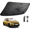 BIBIBO Compatibile con Dacia Sandero Stepway III 2021-2024 2025 Parasole Coperture Parabrezza Ombrellone Anteriore Parabrezza Parabrezza Auto Parasole Stepway Accessori