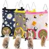 YPLANGENT Borsa per Fieno,Borsa Per Mangiatoia Per Fieno di Coniglio,Mangiatoia per Cavie,Borsa per Fieno per Animali per Coniglio/Cavie/Criceti/Cincillà Essenziali Animali Domestici (2 Fori)