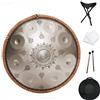 YUANZHOU Handpan Tongue Drum 9 Note 22 Pollici Mandala Tank Drum Acciaio Batteria A Percussione Strumento A Percussione Con Borsa Da Viaggio