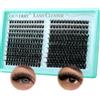GEMERRY 300 Pezzi Ciglia Finte Ciuffetti Ciglia Finte Extension Ciglia Lash Cluster DIY Eyelash Extension a Casa per Principianti Naturali Lashes (80D+100D,8-16mm)