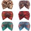 DRESHOW 6 Pezzi Fasce Ampie per le Donna Extra Large Turbante Fascia per Capelli Boho Fascia Elastica per Capelli Accessori per Capelli con Nodo a Torsione