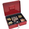 Wedo 145402X Gr. 4 Cassetta Portavalori, 30.0 x 24.0 x 9.0 cm, Rosso
