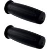 cyclingcolors Manopole moto 115 mm in gomma per manubrio ideali café racer scooter maxiscooter ciclomotore, nero