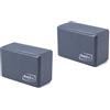Bodyline Coppia Mattoncini Yoga In EVA Antiscivolo 22,8x15,2x10,1 cm Mattoncini Yoga - Blocchi Leggeri e Resistenti per Equilibrio, Allineamento e Stretching