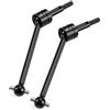 ZHRCFUN 2 alberi di trasmissione CVD anteriori e posteriori universali per 1/10 TT02B 4WD Off Road Buggy Upgrade accessori (nero)