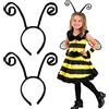 TSHAOUN 2 Pezzi ascia per Capelli a Fascia con Antenna a Farfalla Cerchietto Antenne di Ape,antenne farfalla,fascia farfalla,cerchietto carnevale per Feste di Halloween Compleanno (2 Pezzi)