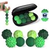 wittsyer Set di 8 Fidget Toys Magnetici - con 4 Modelli in Silicone e Scatola Portatile | Gioco Antistress per Bambini e Adulti, Ideale per la Concentrazione e la Stimolazione Sensoriale (Verde)