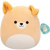 Squishmallows Cooper il Cane Beige con pancia Bianca, 30 cm