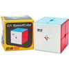 LOGICA GIOCHI Logica Gochi - Cubo Magico 2x2 Qidi S2 Senza Adesivi - Speedcubing - Cubo per principianti - Puzzle logico - Cubo professionale