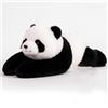 Tikwisdom Peluches pesanti per bambini e adulti - Orso panda, dinosauro, panda rosso, orso bruno, koala, peluche, giocattolo riempito, cuscino da abbraccio per il sollievo dall'ansia 30 cm (Panda)