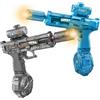 StimuVariety Pistola Elettrica ad Acqua per Adulti Bambini, 2 Pistole ad Acqua Automatiche Spara Acqua con Luce a LED, Giocattoli per Feste all'Aperto Ragazzi Ragazze Piscina Spiaggia, Nero E Blu