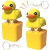CHENBOOW Duckeys Quacking Fidget Toy,2 Pezzi Quacking Duck Keychain,Quacking Keyboard Button,Quacking Duck Fidget Toy Keychain,Keycaps That Quack,Duckeys Keyboard Duck,per Ufficio,Scuola