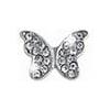 SANICO SRL Bjt979 Orecchini Post-Foratura Butterfly Crystals 10Mm