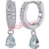 BJT318 ORECCHINI INES AQUA - ACCIAIO INOSSIDABILE - ACCESSORIO