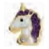 SANICO SRL Sanico Orecchino Sterile Bjt702 Gp Violet Unicorn
