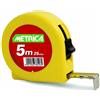 Metrica 38496 - Flessometro tascabile da 5 m con cassa in ABS, colore: Giallo