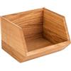 APS 11728 Scatola buffet, 17,5 x 15,5 cm, H: 12,5 cm Legno di quercia, oliato