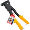 Avilia Rivettatrice Manuale 240mm per Rivetti in Alluminio, Rame e Acciaio - Rivettatrice in Alluminio con Manici Ergonomici e Ganasce Intercambiabili - Rivettatrice a Pinza Cassetta Attrezzi