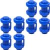 WUBAYI Sportspower - Tappi per pali per trampolino, 8 pezzi, 25 mm, in schiuma, accessori di ricambio per trampolino