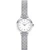 Breil, Collezione Soul, Orologio Donna in Acciaio, Movimento al Quarzo Solo Tempo, Resistente all'Acqua, Lunghezza Regolabile 13.5-19 cm, Chiusura Déployante con Pulsanti, Cassa 25 mm, Silver