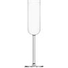 Ichendorf Milano Flute, Collezione Vio, 15 cl, Vetro Borosilicato, Fatto a Mano