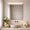 Baikal Specchio da bagno, varie forme e misure disponibili. Opzione con e senza LED. Stili che si adattano al bagno o a qualsiasi stanza della casa. 70 x 80 cm Specchio con cornice LED, 280034977