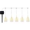 Lumisky Fireworks String Light - Ghirlanda di luci per esterni a energia solare, 5 palline effetto fuochi d'artificio, 4 m