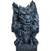 Relaxdays Gargoyle Statuetta Gotica, 42x28x28 cm, poliresina, Resistente UV/intemperie, da Giardino, Grigio