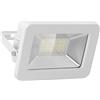 goobay 53871 Faretto LED da 20 W - Faretto LED da 20 W - Luce bianca neutra 4000 K - 1700 Lumen - Angolo di diffusione 100 gradi - Grado di protezione IP65 - Bianco